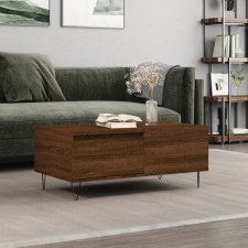 vidaXL barna tölgyszínű szerelt fa dohányzóasztal 90x50x36,5 cm bútor