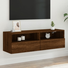 vidaXL barna tölgyszínű szerelt fa fali TV-szekrény 100 x 30 x 30 cm bútor