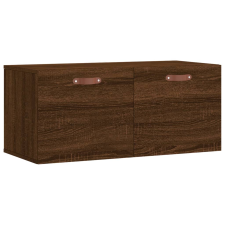 vidaXL barna tölgyszínű szerelt fa faliszekrény 80x36,5x35 cm (830059) bútor