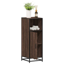 vidaXL barna tölgyszínű szerelt fa fürdőszobaszekrény 35x37,5x100 cm fürdőszoba bútor