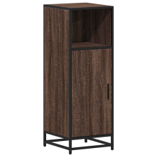 vidaXL barna tölgyszínű szerelt fa fürdőszobaszekrény 35x37,5x100 cm (849243) fürdőszoba bútor