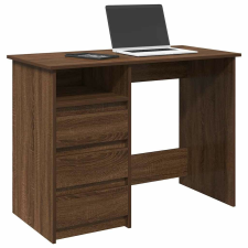 vidaXL barna tölgyszínű szerelt fa íróasztal 102x50x75 cm íróasztal