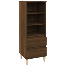 vidaXL barna tölgyszínű szerelt fa magasszekrény 40 x 36 x 110 cm (821243) bútor