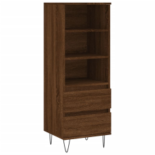 vidaXL barna tölgyszínű szerelt fa magasszekrény 40 x 36 x 110 cm (831515) bútor