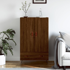 vidaXL barna tölgyszínű szerelt fa magasszekrény 69,5 x 31 x 115 cm bútor