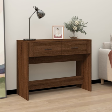 vidaXL barna tölgyszínű szerelt fa tálalóasztal 100 x 39 x 75 cm bútor