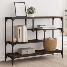 vidaXL barna tölgyszínű szerelt fa tálalóasztal 100x30x75 cm bútor