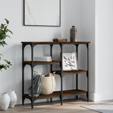 vidaXL barna tölgyszínű szerelt fa tálalóasztal 80x29x75 cm bútor