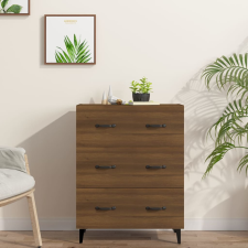 vidaXL barna tölgyszínű szerelt fa tálalószekrény 69,5 x 34 x 90 cm bútor