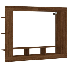 vidaXL Barna tölgyszínű szerelt fa tv-szekrény 152x22x113 cm bútor