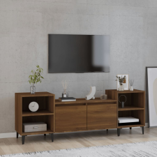 vidaXL barna tölgyszínű szerelt fa TV-szekrény 160x35x55 cm bútor