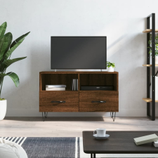 vidaXL barna tölgyszínű szerelt fa TV-szekrény 80 x 36 x 50 cm bútor
