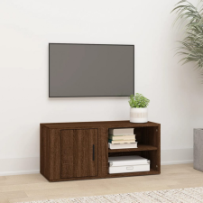 vidaXL barna tölgyszínű szerelt fa TV-szekrény 80x31,5x36 cm bútor