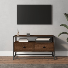 vidaXL barna tölgyszínű szerelt fa TV-szekrény 80x35x45 cm bútor