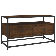 vidaXL barna tölgyszínű szerelt fa TV-szekrény 80x35x45 cm (826314) bútor
