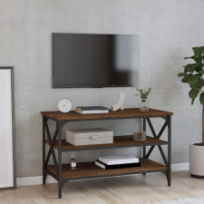 vidaXL barna tölgyszínű szerelt fa TV-szekrény 80x40x50 cm bútor