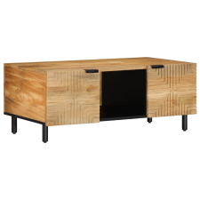 vidaXL barna tömör mangófa dohányzóasztal 100 x 54 x 40 cm bútor