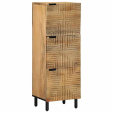 vidaXL barna tömör mangófa magasszekrény 40 x 33 x 110 cm bútor