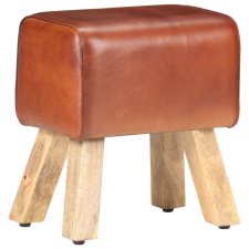 vidaXL barna valódi bőr pad 38 cm bútor