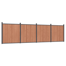 vidaXL barna WPC kerítéspanel 699 x 186 cm (3282801) kerti bútor
