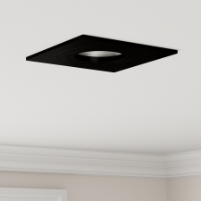 vidaXL Beépített Spotlámpák 24 db Négyzet GU10 Fekete 91x91 mm világítás