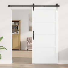 vidaXL Belső Ajtó “ORKDAL” Fehér 93x202x4 cm Tömb Fa Fenyő nyílászáró