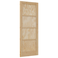 vidaXL Beltéri Ajtó "ORKDAL" 78x202x4 cm Tömörfa Virágga (4102659) nyílászáró
