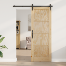 vidaXL Beltéri Ajtó "ORKDAL" 78x211x4 cm Tömör Fa Fenyő nyílászáró