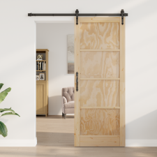 vidaXL Beltéri Ajtó "ORKDAL" 93x211x4 cm Tömörfa Fenyő nyílászáró