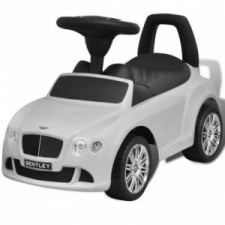 vidaXL Bentley Tolható Gyerek Autó Fehér lábbal hajtható járgány