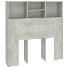 vidaXL betonszürke áthidaló szekrény 100 x 19 x 103,5 cm (811848) ágy és ágykellék