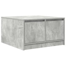 vidaXL betonszürke dohányzóasztal fiókokkal 70,5x70x40 cm (3328411) bútor