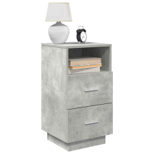 vidaXL betonszürke éjjeliszekrény 2 fiókkal 36x36x68 cm bútor