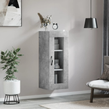 vidaXL betonszürke fali szekrény 34,5 x 34 x 90 cm bútor