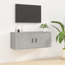 vidaXL betonszürke fali TV-szekrény 100x34,5x40 cm bútor