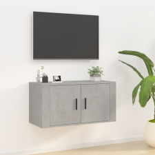 vidaXL betonszürke fali TV-szekrény 80x34,5x40 cm bútor
