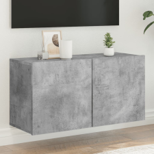 vidaXL betonszürke falra szerelhető TV-szekrény 80 x 30 x 41 cm bútor