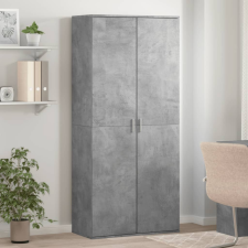 vidaXL betonszürke forgácslap cipősszekrény 80 x 39 x 178 cm bútor