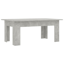 vidaXL betonszürke forgácslap dohányzóasztal 100 x 60 x 42 cm (801183) bútor