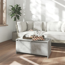 vidaXL betonszürke forgácslap dohányzóasztal 90 x 50 x 41,5 cm bútor