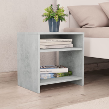 vidaXL betonszürke forgácslap éjjeliszekrény 40 x 30 x 40 cm bútor