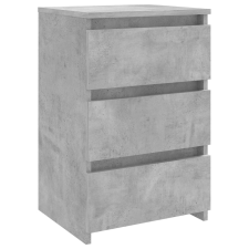 vidaXL betonszürke forgácslap éjjeliszekrény 40 x 35 x 62,5 cm (806219) bútor