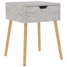 vidaXL betonszürke forgácslap éjjeliszekrény 40 x 40 x 56 cm  (326803) bútor