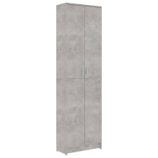 vidaXL betonszürke forgácslap előszobaszekrény 55 x 25 x 189 cm (802853) bútor