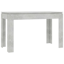 vidaXL betonszürke forgácslap étkezőasztal 120 x 60 x 76 cm (800760) bútor