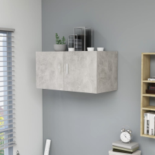 vidaXL betonszürke forgácslap fali szekrény 80 x 39 x 40 cm bútor
