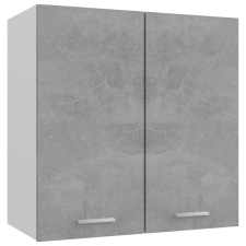 vidaXL betonszürke forgácslap függő szekrény 60 x 31 x 60 cm (801272) bútor
