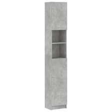 vidaXL betonszürke forgácslap fürdőszobaszekrény 32 x 25,5 x 190 cm (802880) fürdőszoba bútor