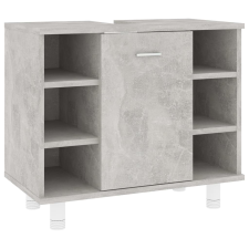 vidaXL betonszürke forgácslap fürdőszobaszekrény 60 x 32 x 53,5 cm (802637) fürdőszoba bútor