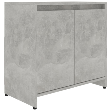vidaXL betonszürke forgácslap fürdőszobaszekrény 60 x 33 x 61 cm (802646) fürdőszoba bútor